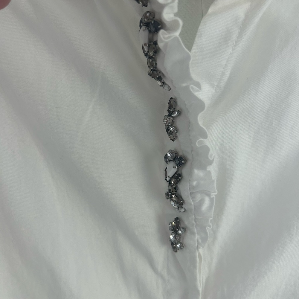 JCrew white blouse size 6